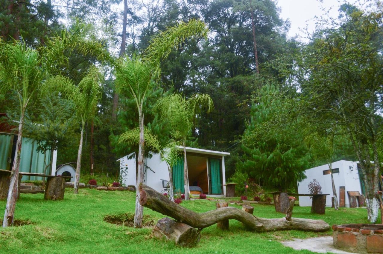 Romanticas Cabanas En Bosque Acaxochitlán Zewnętrze zdjęcie